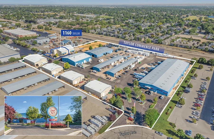 240 Taylor Ave, Meridian, ID for lease - Aerial - Image 3 of 3