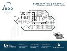 2800 N Central Ave, Phoenix, AZ for lease Floor Plan- Image 2 of 2