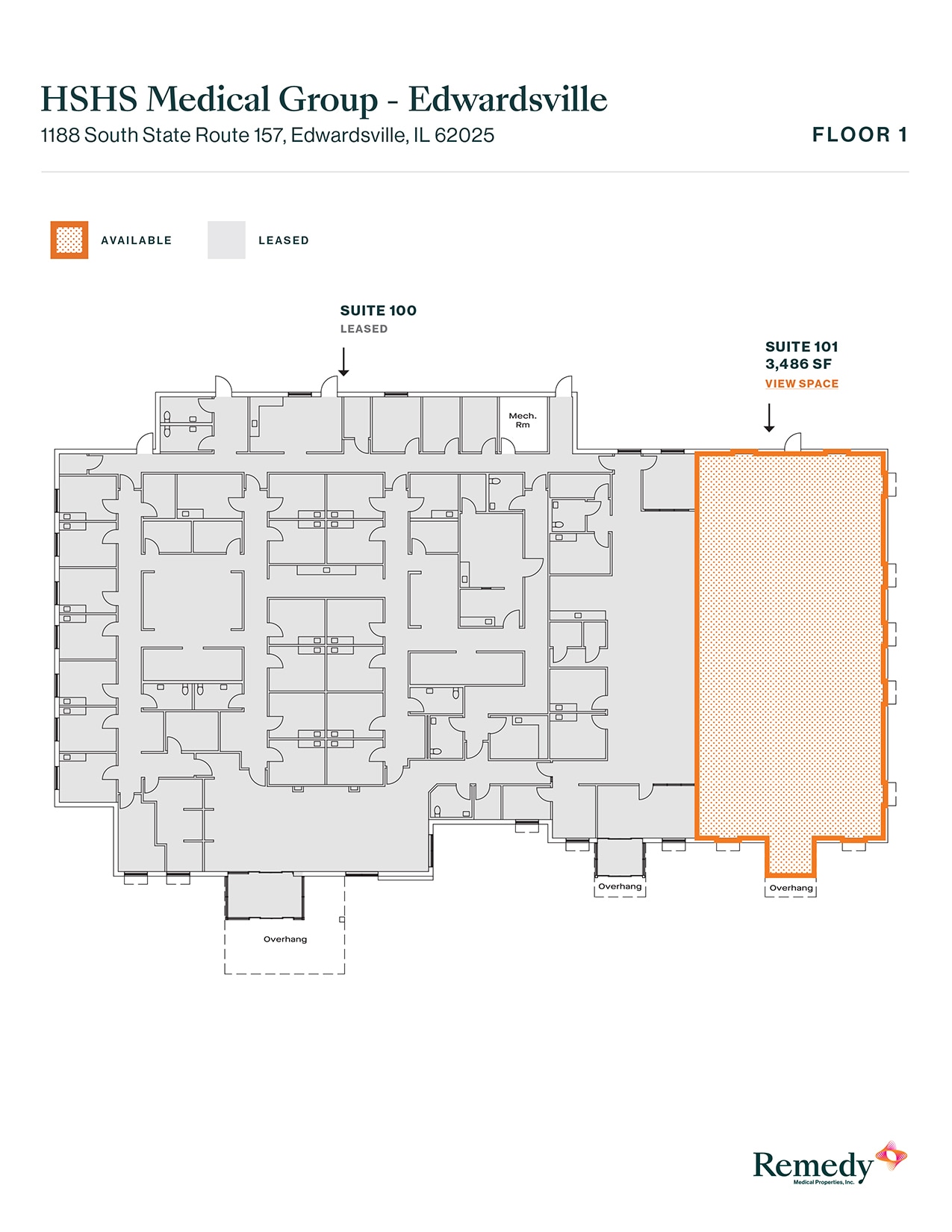 1188 S State Route 157, Edwardsville, IL à louer Plan d’étage- Image 1 de 1
