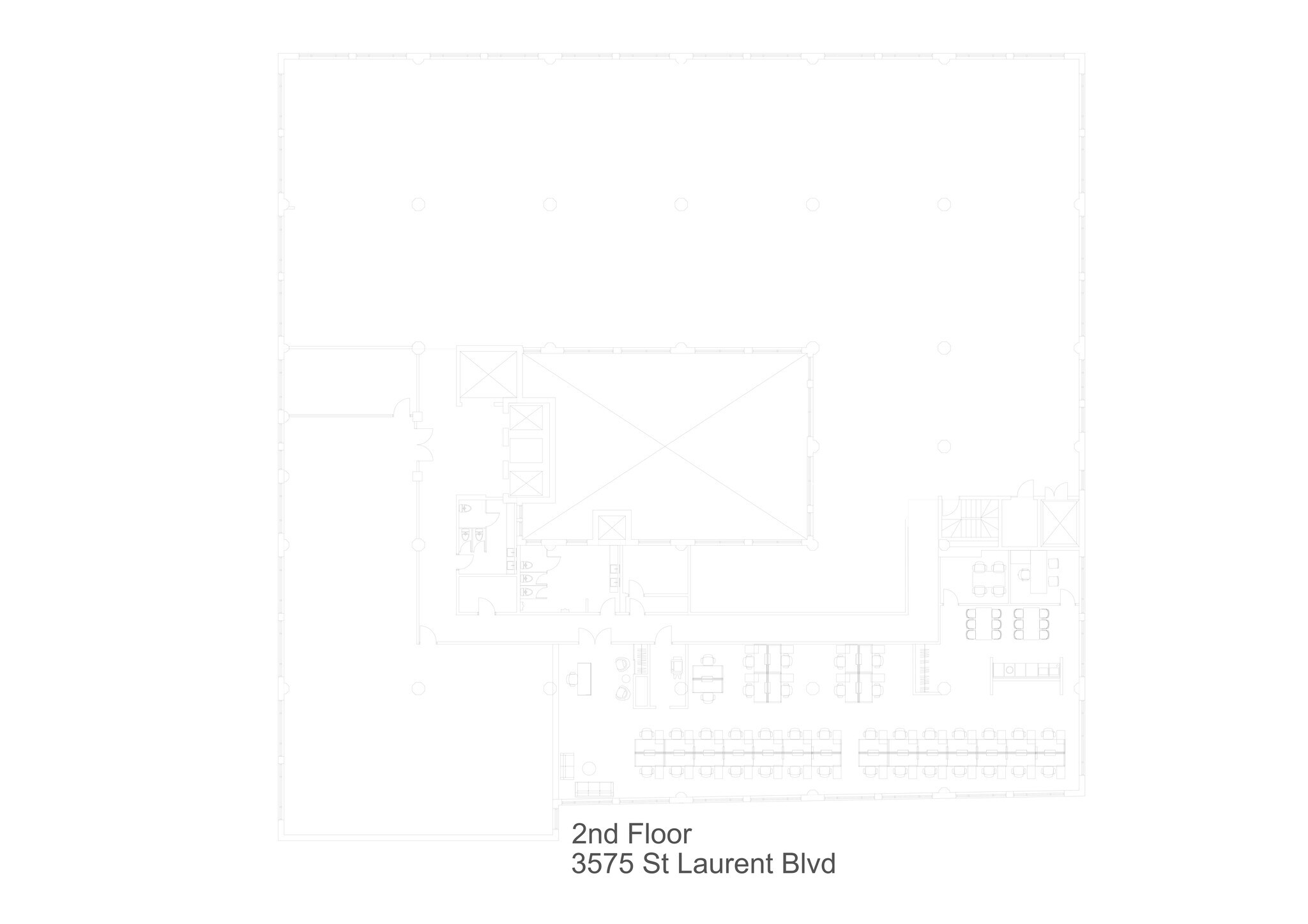 3575 Boul Saint-Laurent, Montréal, QC à louer Plan de site- Image 1 de 1