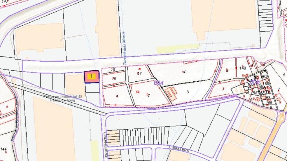 Carrer Blanquers, Valls, Tarragona for sale - Site Plan - Image 3 of 3