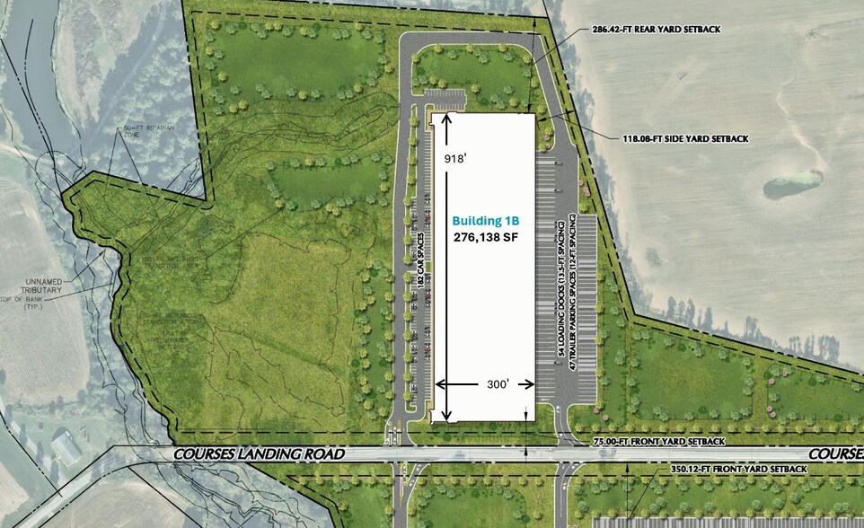 1140-1147 Courses Landing Rd, Carneys Point, NJ à vendre - Photo du bâtiment - Image 2 de 5