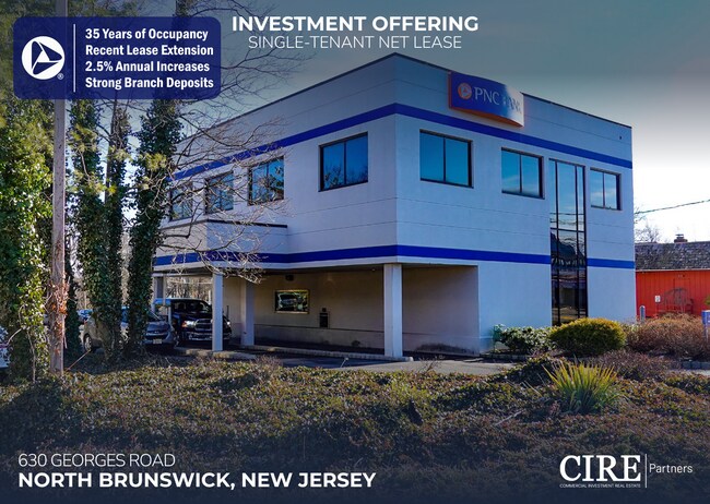 Plus de détails pour 630 Georges Rd, North Brunswick, NJ - Commerce de détail à vendre