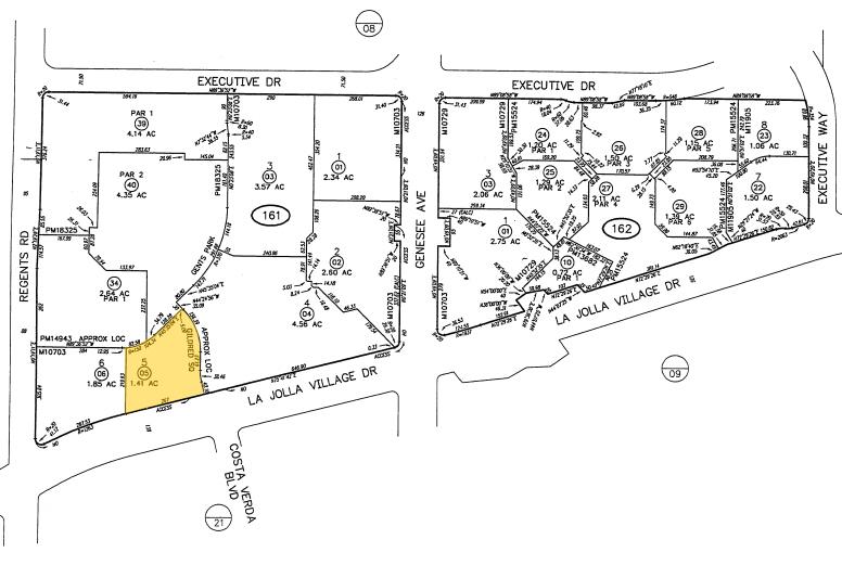 4180 La Jolla Village Dr, La Jolla, CA à louer - Plan cadastral - Image 2 de 18