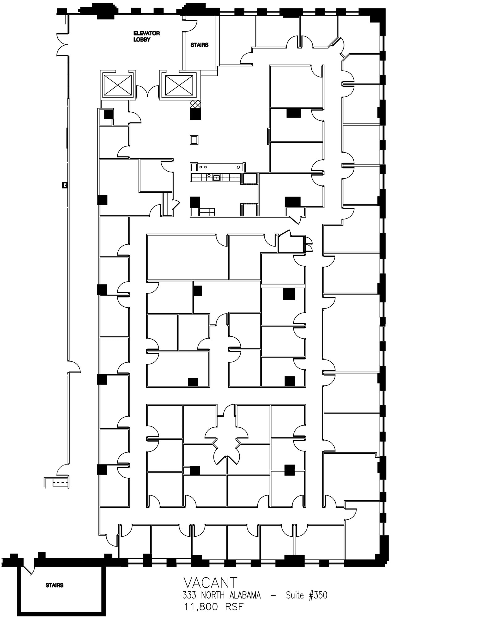 333 N Alabama St, Indianapolis, IN à louer Plan de site- Image 1 de 1