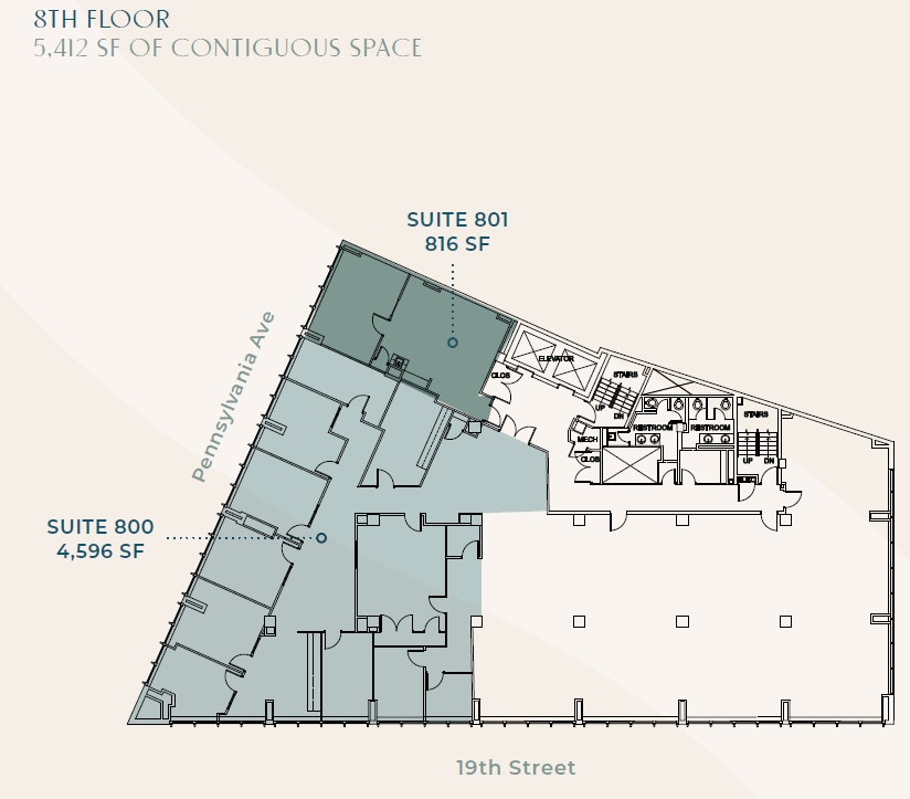 1901 Pennsylvania Ave NW, Washington, DC for lease Floor Plan- Image 1 of 1