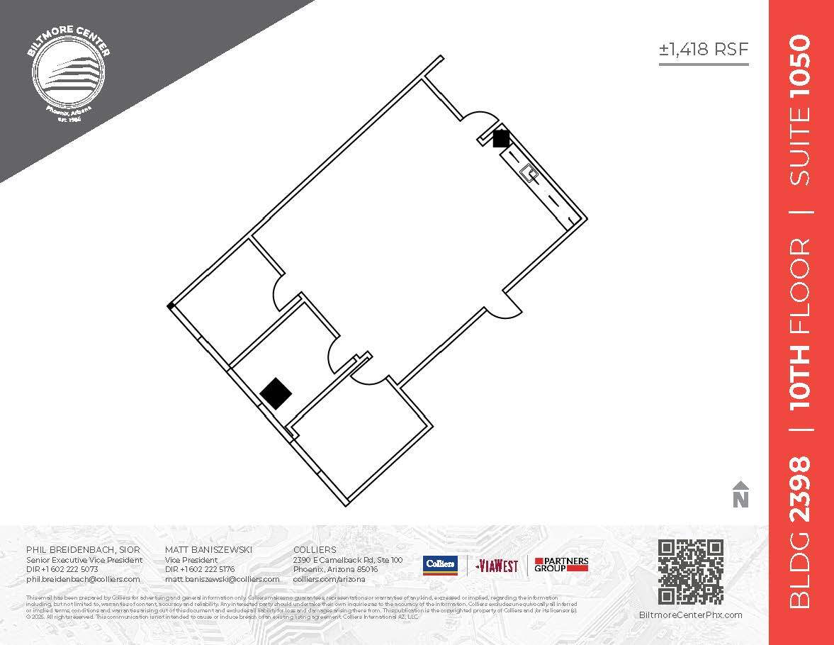 2398 E Camelback Rd, Phoenix, AZ for lease Floor Plan- Image 1 of 2
