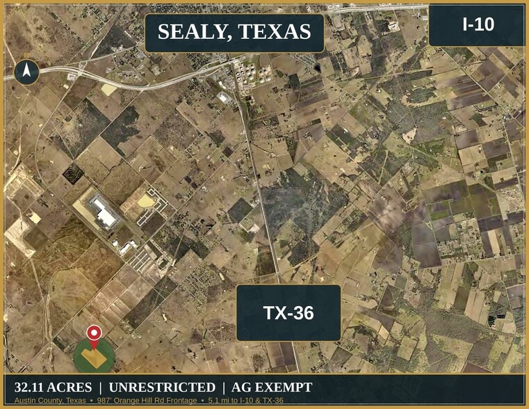 3346 Orange Hill Rd, Sealy, TX for sale - Building Photo - Image 1 of 17