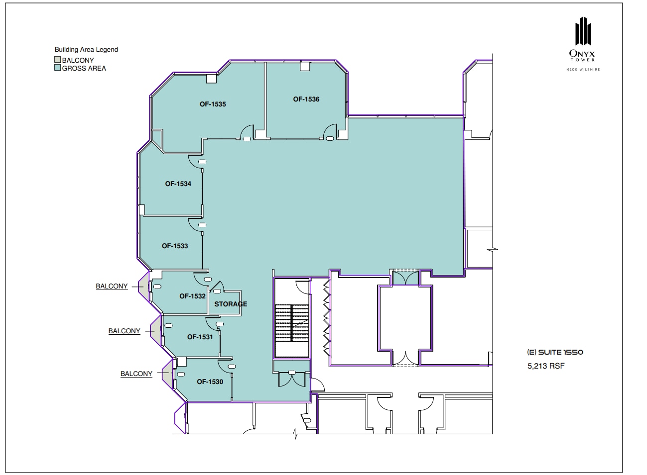 6100 Wilshire Blvd, Los Angeles, CA à louer Plan d’étage- Image 1 de 1