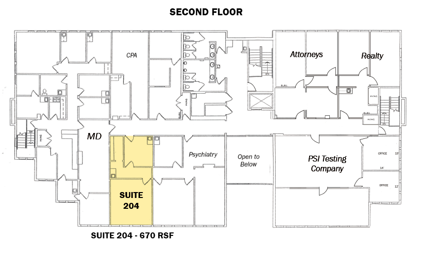 2840 E 51st St, Tulsa, OK à louer Plan d’étage- Image 1 de 5