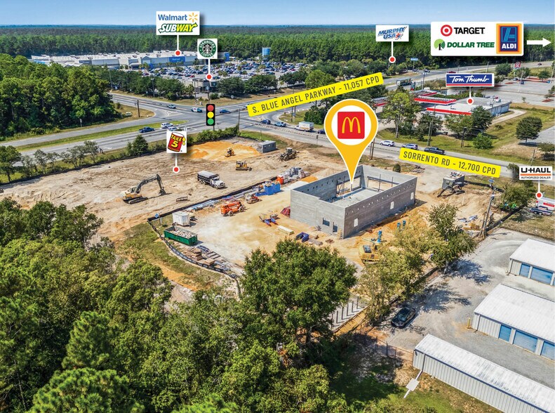 10291 Sorrento Rd, Pensacola, FL à vendre - Photo du bâtiment - Image 3 de 6