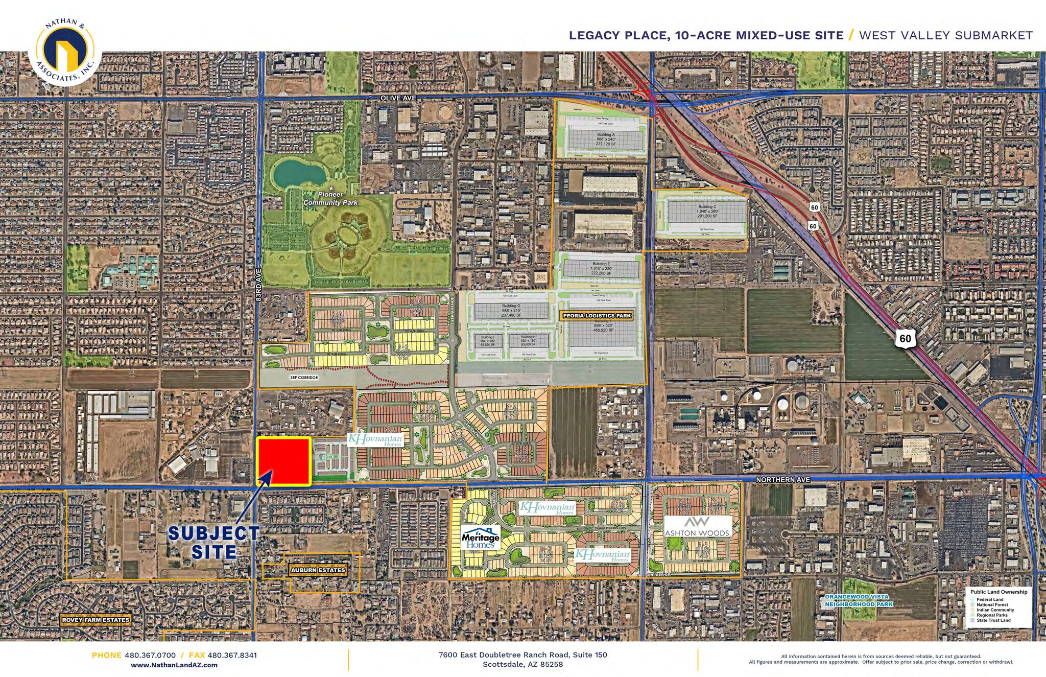 8119 N 83rd Ave, Peoria, AZ à vendre Plan de site- Image 1 de 4