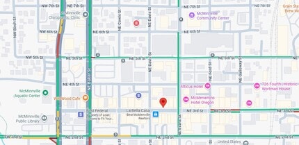 421 NE 3rd St, Mcminnville, OR for lease Map- Image 2 of 3