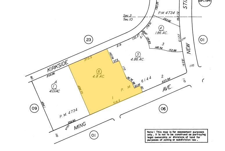 5500 Ming Ave, Bakersfield, CA for lease - Plat Map - Image 2 of 38
