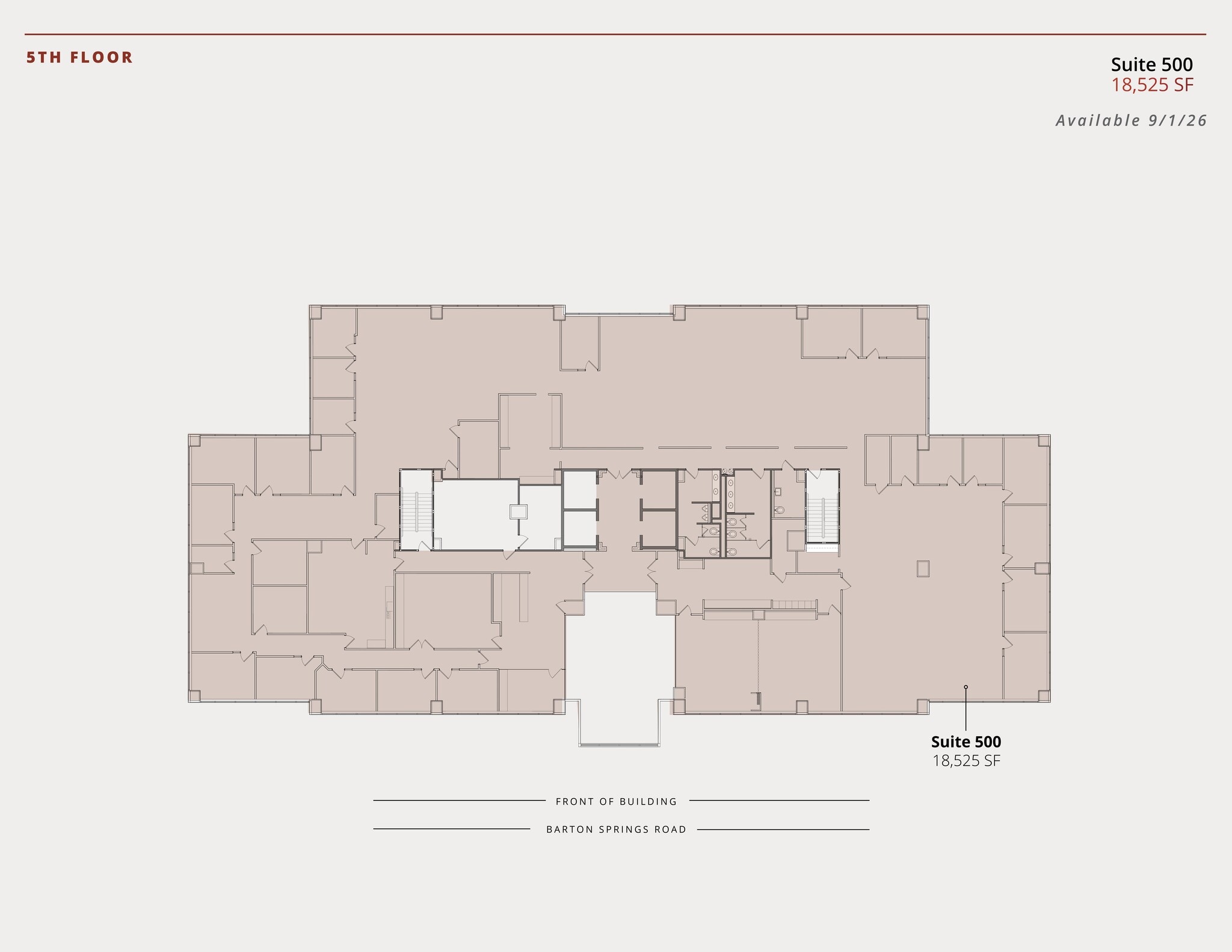 811 Barton Springs Rd, Austin, TX for lease Site Plan- Image 1 of 1