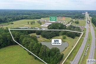 Plus de détails pour 1870 GA Highway 21 S, Springfield, GA - Terrain à vendre