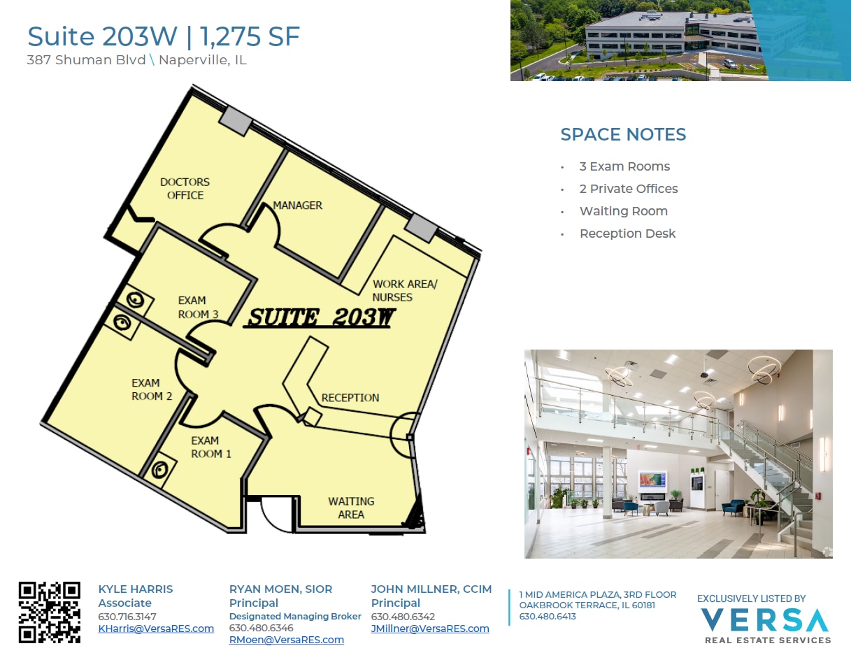 387 Shuman Blvd, Naperville, IL for lease Floor Plan- Image 1 of 1