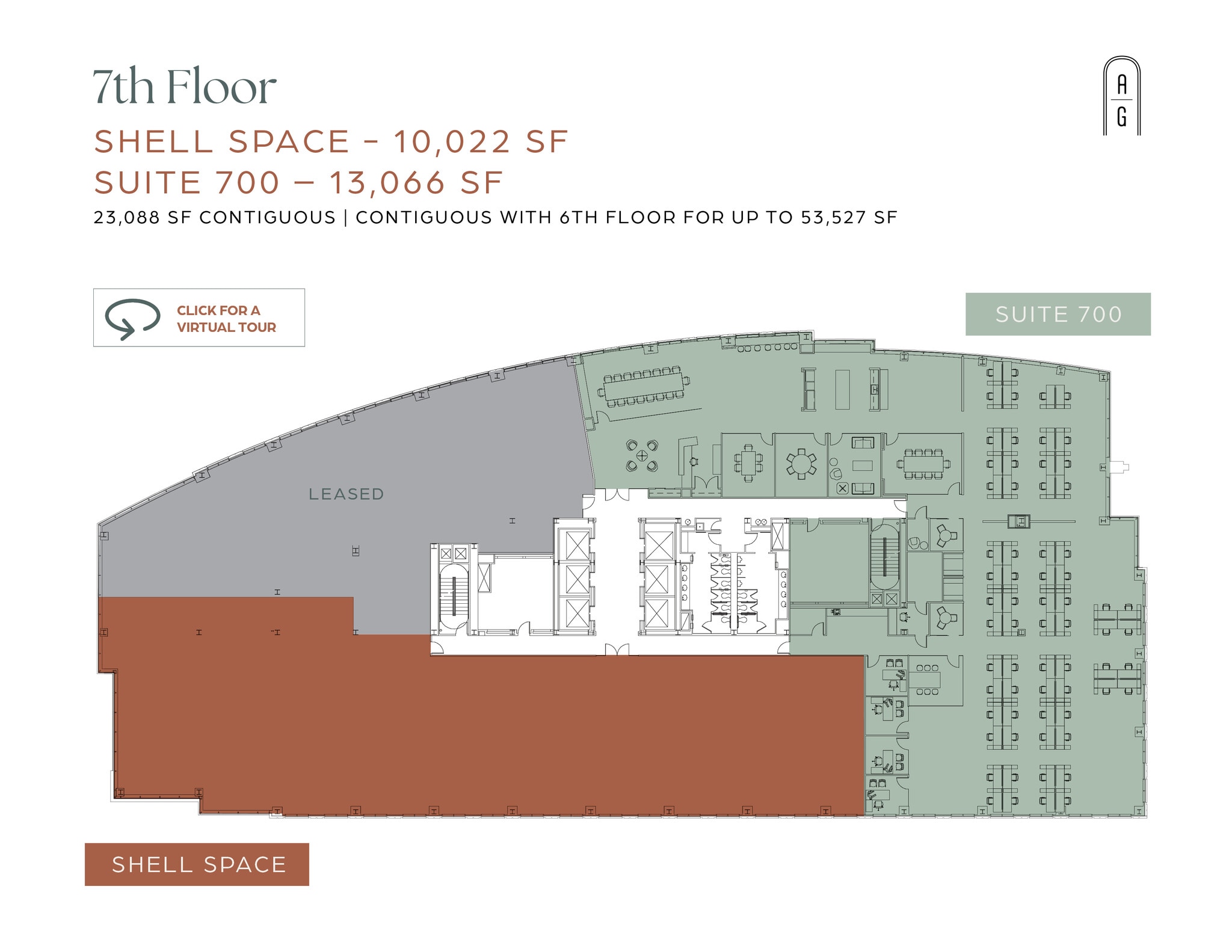 901 N Glebe Rd, Arlington, VA à louer Plan d’étage- Image 1 de 1