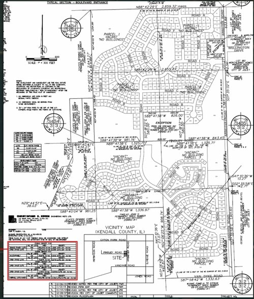 2275 Finley Rd, Minooka, IL à vendre - Plan cadastral - Image 2 de 5