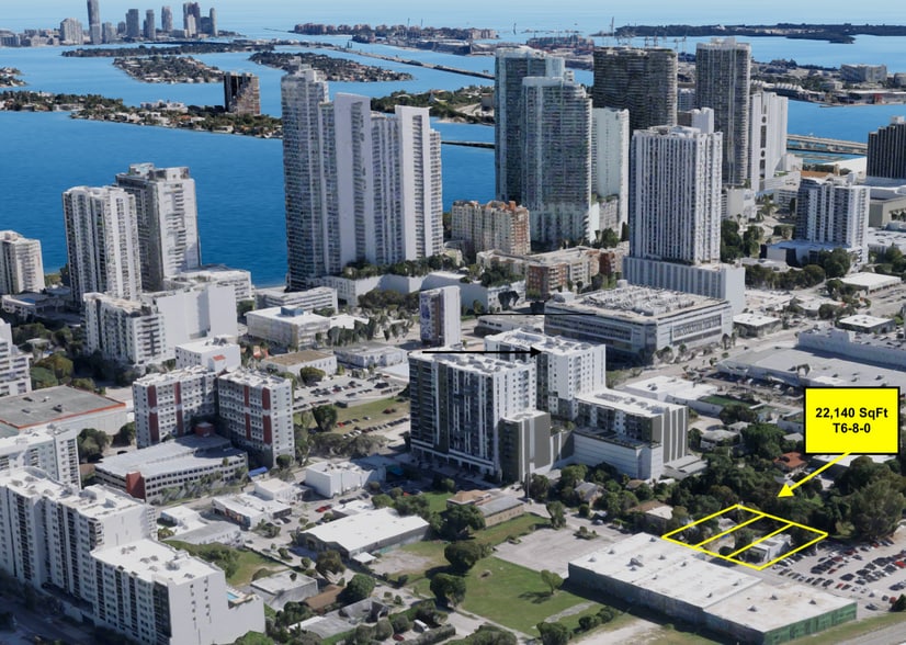 100-120 NE 23 St., Miami, FL à vendre - Aérien - Image 2 de 2