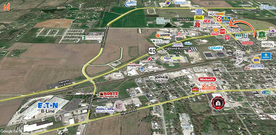 12595 State Route 143, Highland, IL for lease - Building Photo - Image 2 of 4