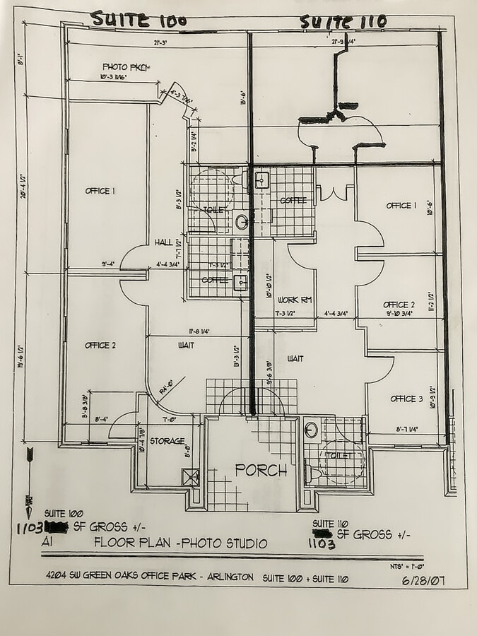 4204 SW Green Oaks Blvd, Arlington, TX 76017 - Unit 100 -  - Floor Plan - Image 1 of 1