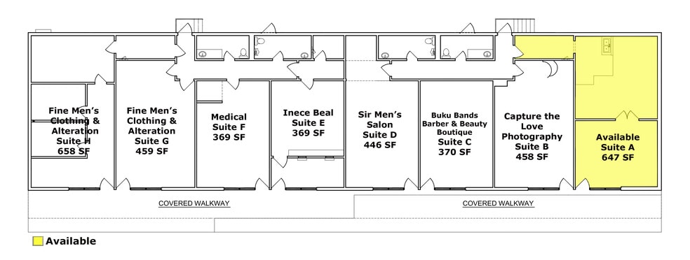 7710 Menaul Blvd NE, Albuquerque, NM à louer - Plan d’étage - Image 2 de 8