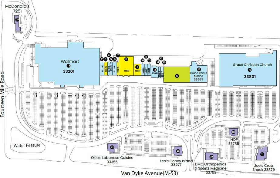 33233-33461 Van Dyke Ave, Sterling Heights, MI for lease - Primary Photo - Image 1 of 1