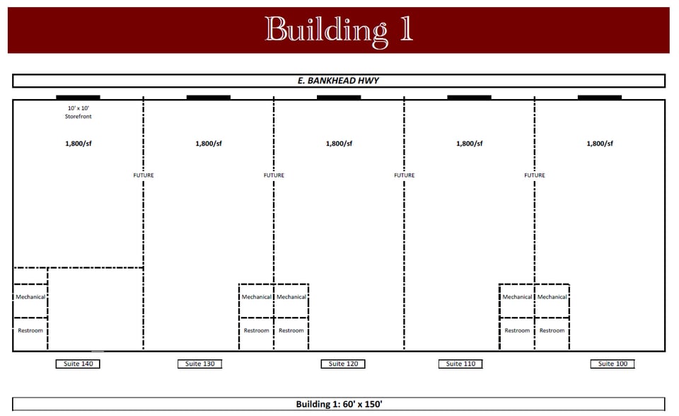 9900 E Bankhead Hwy, Aledo, TX for lease - Floor Plan - Image 2 of 2