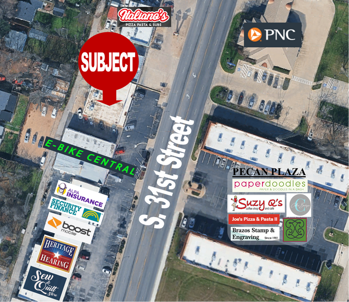 1402 S 31st St, Temple, TX for lease - Aerial - Image 2 of 2