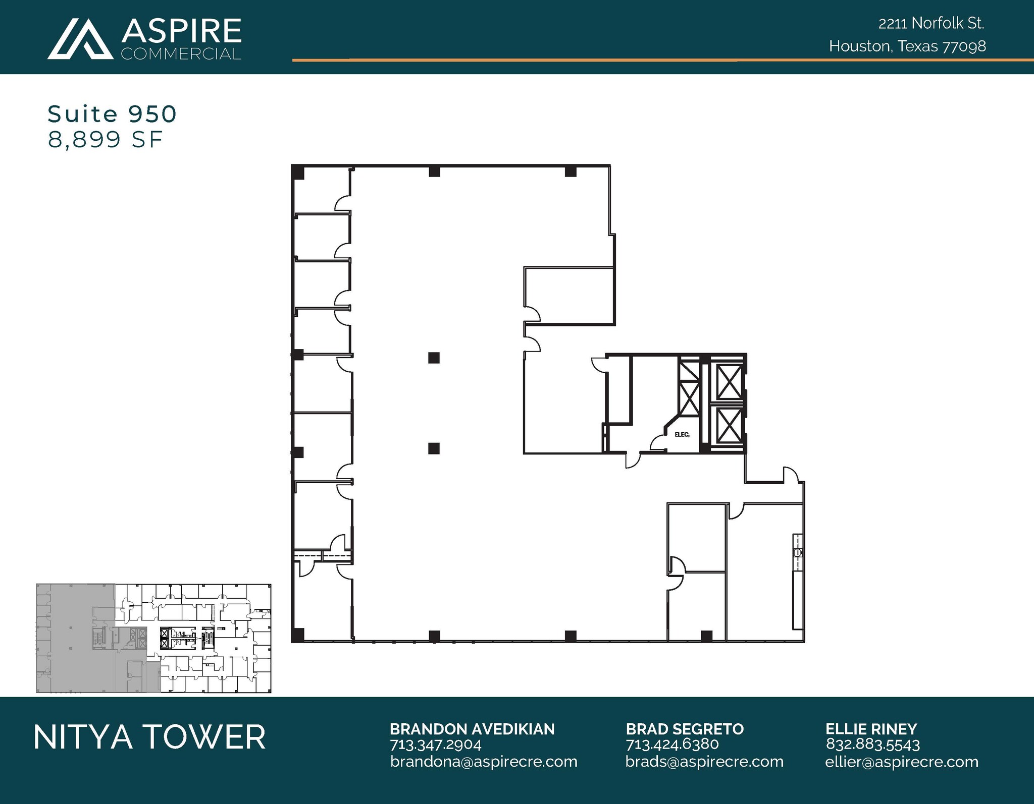 2211 Norfolk St, Houston, TX for lease Floor Plan- Image 1 of 1