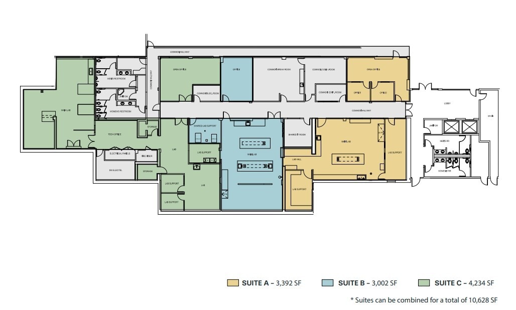 11085 N Torrey Pines Rd, La Jolla, CA for lease Floor Plan- Image 1 of 1