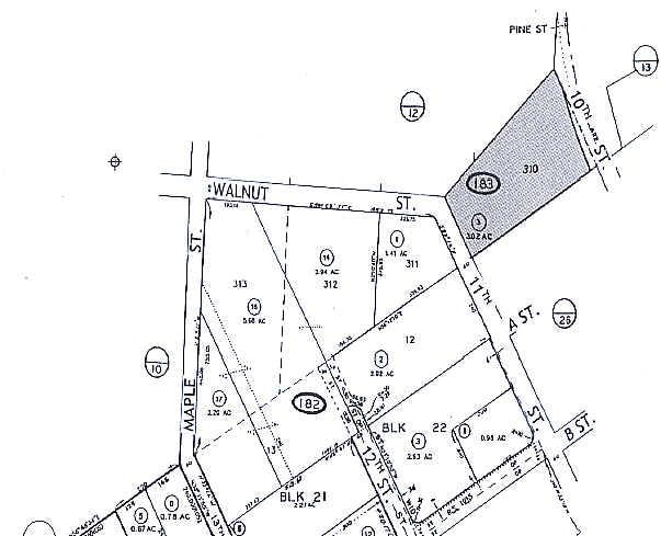 136 10th St, Ramona, CA for lease - Plat Map - Image 3 of 8