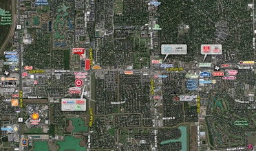 13302-13320 Westheimer Rd, Houston, TX - AERIAL map view - Image1