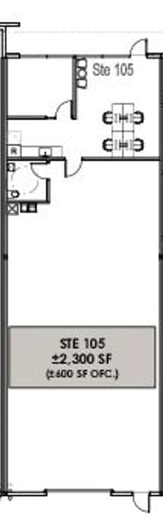 8017 E Pecos Rd, Mesa, AZ à louer Plan d’étage- Image 1 de 2