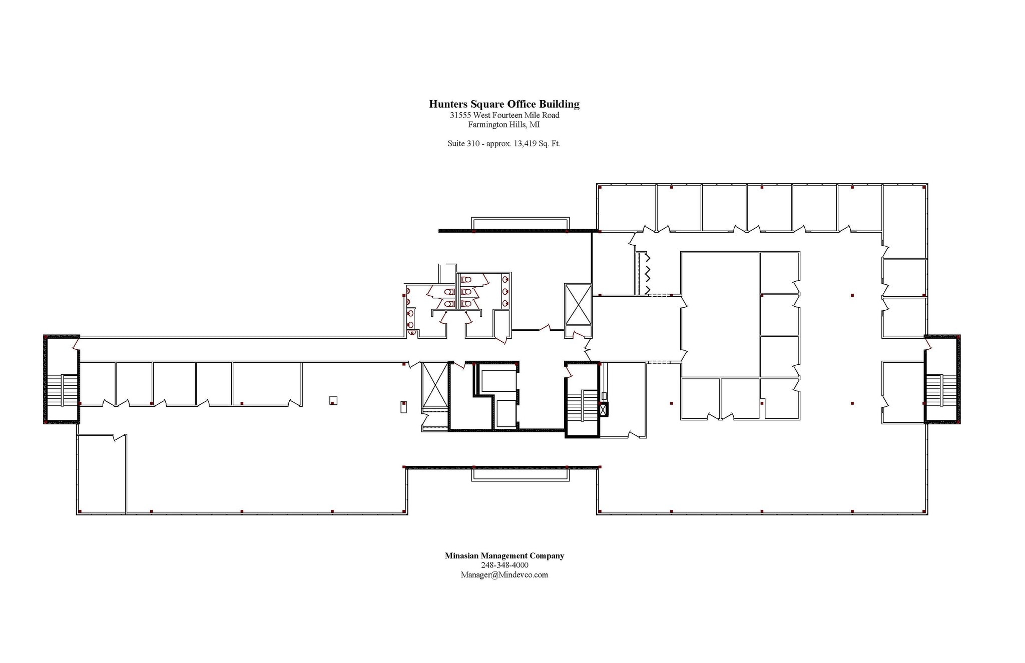 31555 W 14 Mile Rd, Farmington Hills, MI for sale Floor Plan- Image 1 of 1