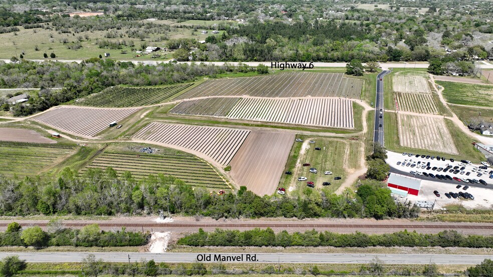 24702 Highway 6 @ Froberg St, Alvin, TX à vendre - Aérien - Image 3 de 4