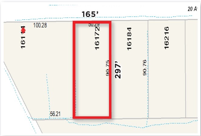 16184 20th Ave, Surrey, BC à vendre - Plan cadastral - Image 2 de 3