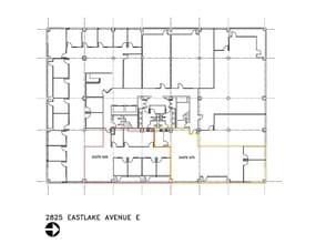 2825 Eastlake Ave E, Seattle, WA for lease Site Plan- Image 1 of 2