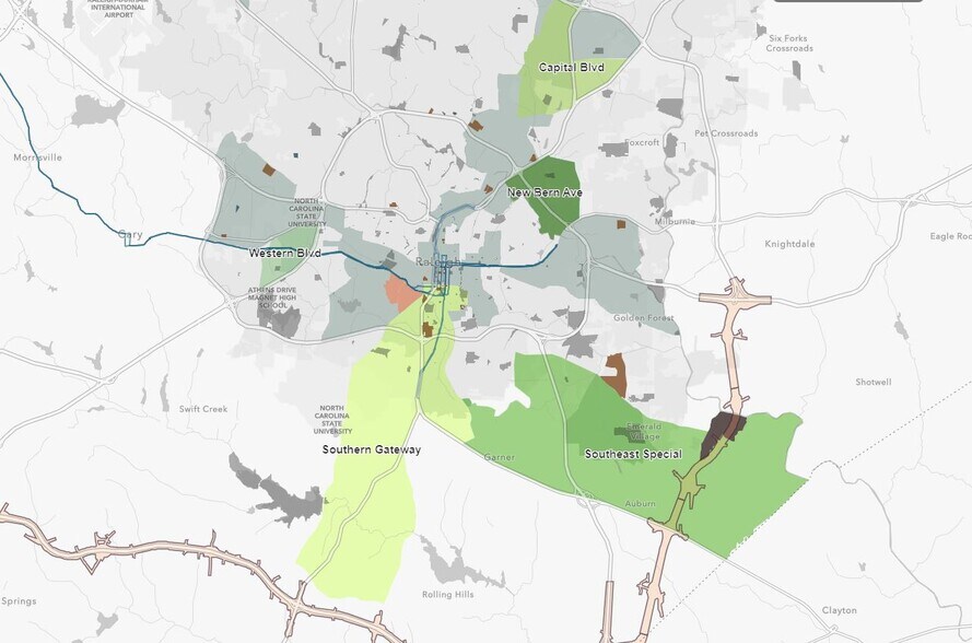 5540 Rock Quarry rd, Raleigh, NC à vendre - Photo du bâtiment - Image 2 de 4