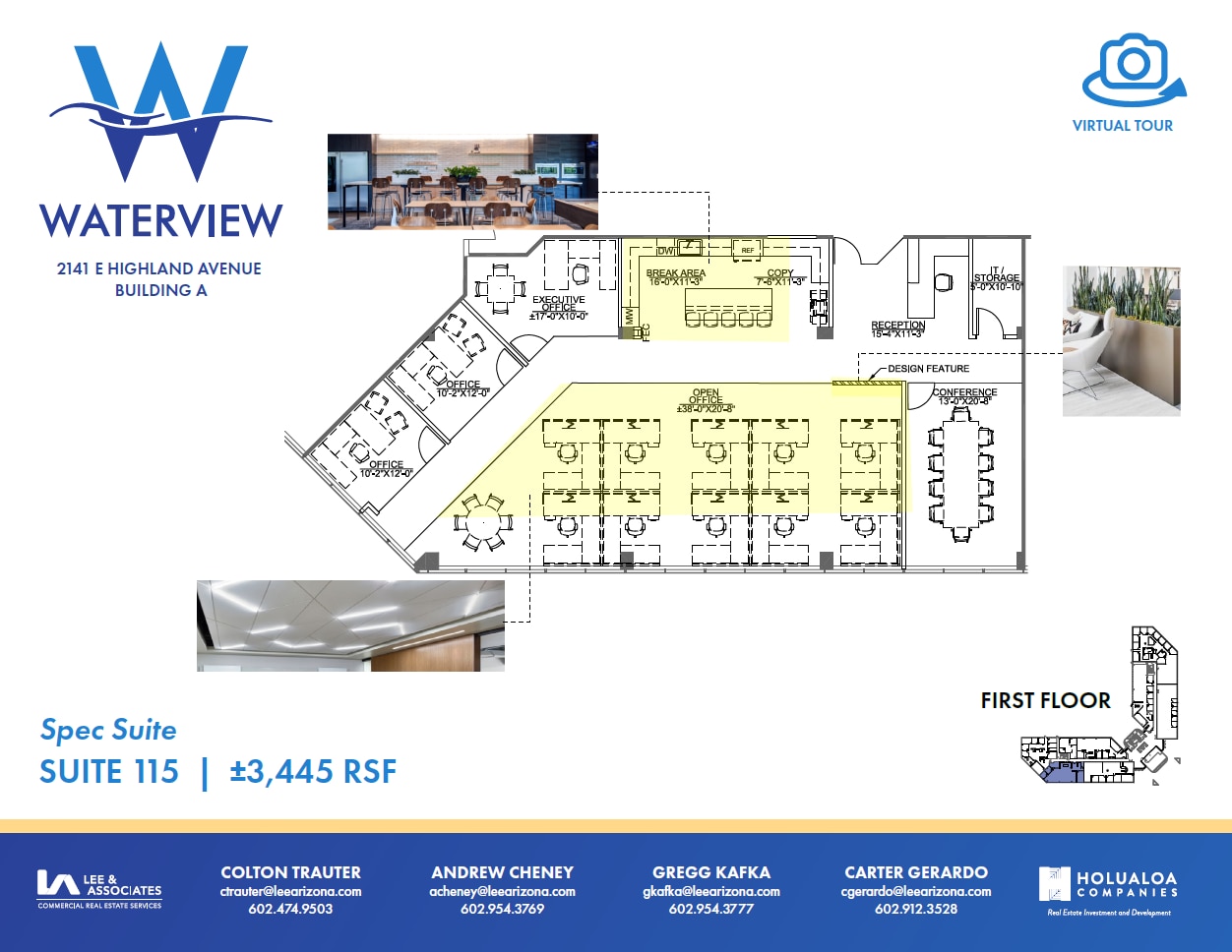 2141 E Highland Ave, Phoenix, AZ for lease Floor Plan- Image 1 of 1