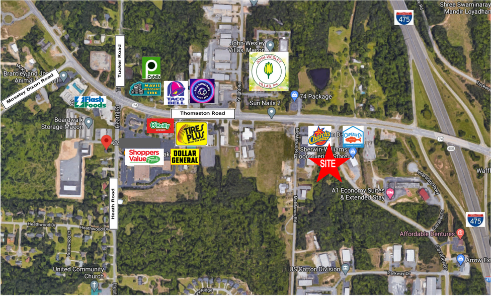 4031-4035 Cavalier Dr, Macon-Bibb, GA à vendre - Photo du bâtiment - Image 2 de 2