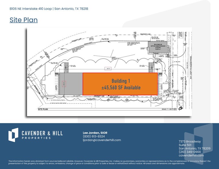 8106 NE Loop 410, San Antonio, TX à louer - Plan de site - Image 3 de 14