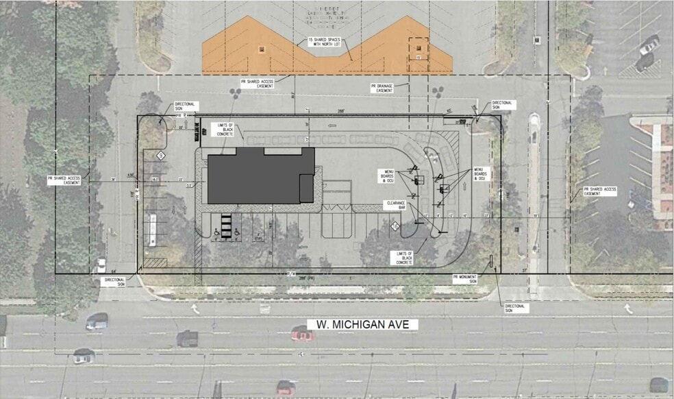 1850 W Michigan Ave, Jackson, MI for lease - Site Plan - Image 2 of 2