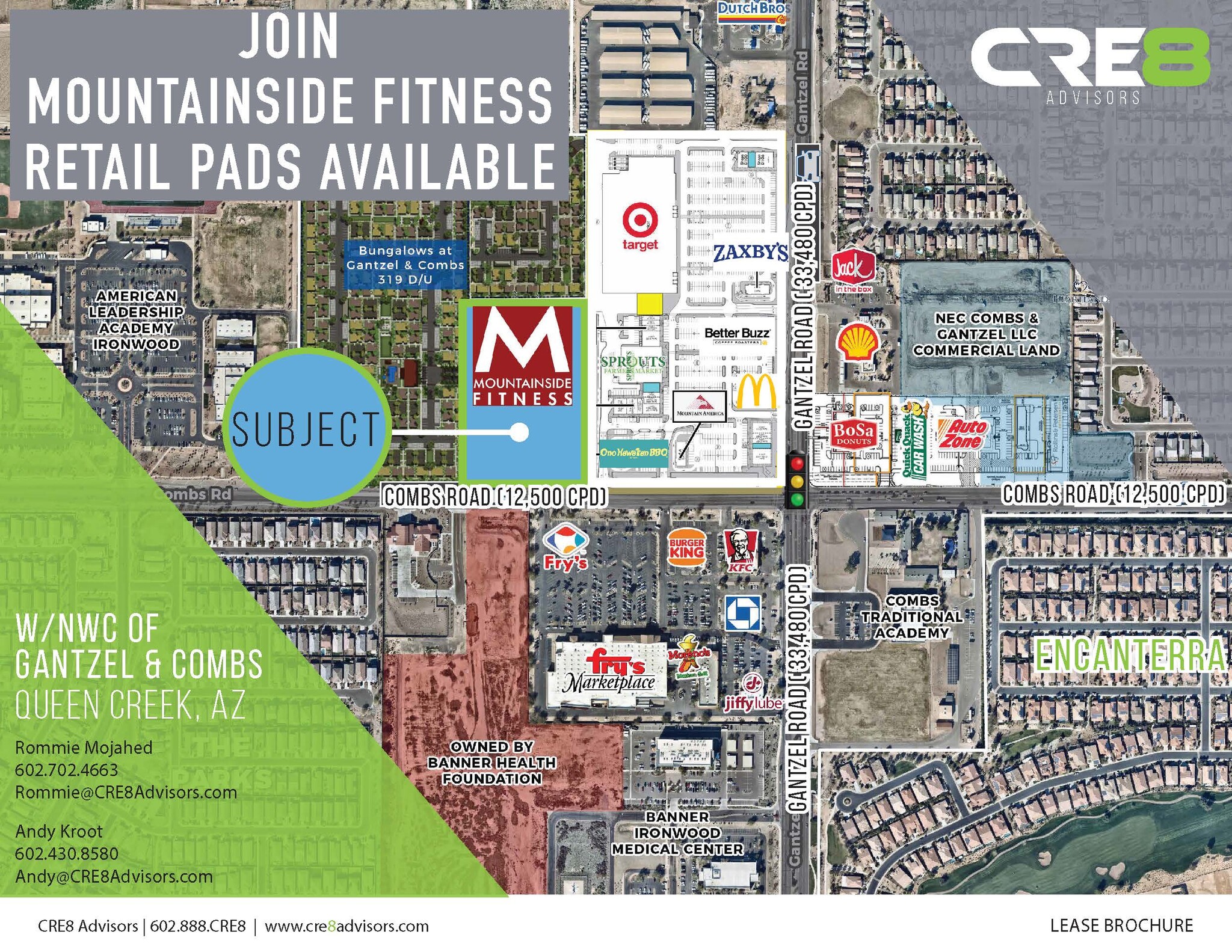 W/NWC Gantzel & Combs, Queen Creek, AZ for lease Primary Photo- Image 1 of 6