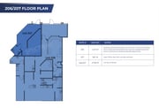 Floor Plan - 206/207
