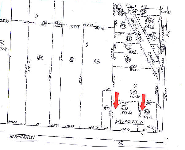 3150 E Washington Rd, Phoenix, AZ à vendre - Plan cadastral - Image 2 de 4
