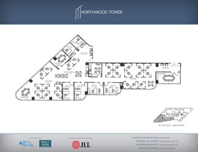 5757 Alpha Rd, Dallas, TX à louer Plan d’étage- Image 1 de 1