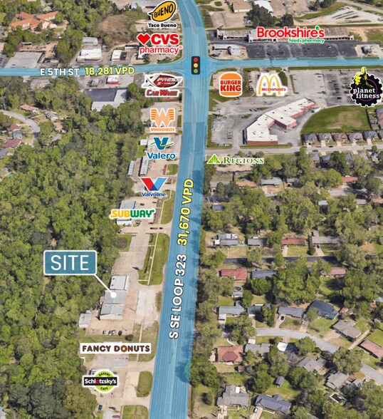 2019 S Southeast Loop 323, Tyler, TX à vendre - Photo du bâtiment - Image 3 de 4