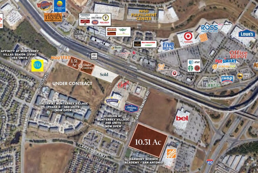 Loop 410 & Hwy 151, San Antonio, TX for sale - Building Photo - Image 1 of 1